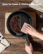 Ceramic Nonstick Frying Pan, Non Toxic Pan for Cooking, 8" 9.5" and 11" Frying Pan Skillet Set PFAS & PTFE & PFOA Free, Dishwasher Safe, Compatible with All Stovetops