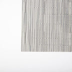 Sliver Placemats Set of 8 - Easy Clean Modern Durable Washable Vinyl Place Mats - Heat Resistant Placemats for Kitchen Table - PVC Table Mats for Dining Table (Sliver, 8)