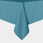 sancua Rectangle Tablecloth - 70 x 90 Inch - Stain and Wrinkle Resistant Washable Polyester Table Cloth, Decorative Fabric Table Cover for Dining Tables, Buffet Parties and Camping, Teal
