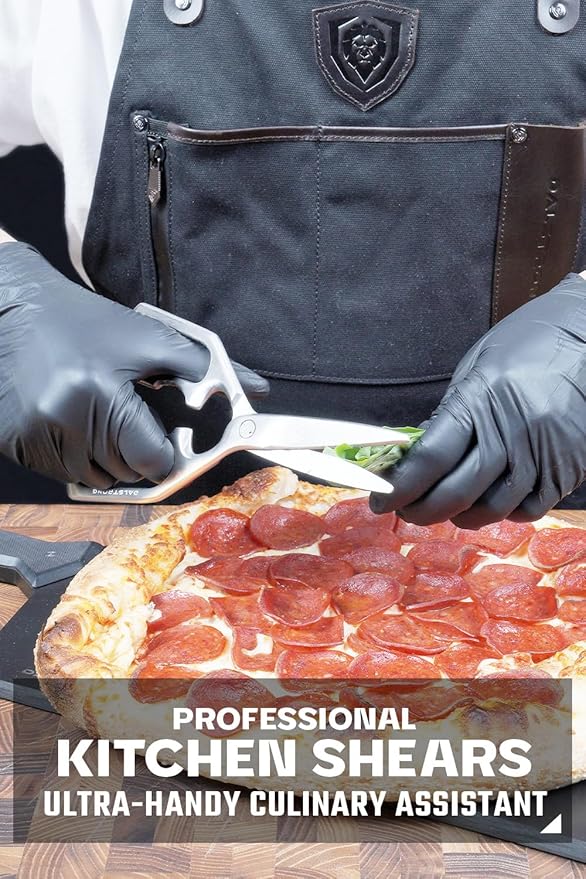Dalstrong Kitchen Scissors All Purpose- Japanese Stainless Steel - Ambidextrous Kitchen Shears for Food - Detachable - Heavy Duty Scissors Sharp Blade - Herbs, Pizza, Meat Cutting Scissors