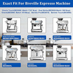 TOMOON Water Filter Replacement for Breville Espresso Machines Barista Touch BES880, Barista Pro BES878,Oracle Touch BES990,Oracle BES980,Dual Boiler BES920 Bambino ClaroSwiss Sage,8 Pack