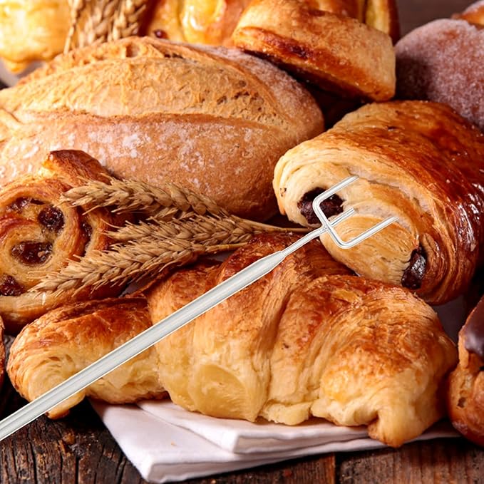 6Pcs Chocolate Dipping Tools Set Stainless Steel Fondue Forks for Candy and Dessert Baking Supplies Easy to Clean Cooking Utensils