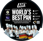 AMT Gastroguss The World´S [.] Frying pan Induction, Diameter 28 cm, Height 5 cm, cast Aluminium (Aluminium), Lotan® Non-Stick Coating for Fat-Free-Frying, AMZN-I-528-US