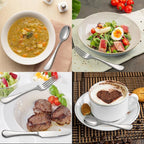 Flatware Set for 4, Barenthal Heavy Duty Silverware Set 20 Piece, Mirror Finish, Dishwasher Safe, Hammered Premium 18/10 Stainless Steel Cutlery Set for Home Restaurant Wedding Party, Gift