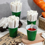 2000 Pcs Wood Coffee Stirrers 5.5 Inch, Individually Wrapped Disposable Beverage Stirrers Bulk Wooden Stirrer for Cocktails, Hot Drinks, Coffee, Bars, Restaurants, Homes, Offices