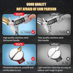 Lemeya Hammered Black Gold Silverware Set for 8,Stainless Steel 40-Piece Modern Cutlery Set,Mirror Polished Heavy Duty Flatware Set Utensil Set,Knives Spoons and Forks Set,Dishwasher Safe