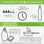 Ecolution Pure Intentions Stock Pot - Features Tempered Glass Lid, Keep Cool Handle, and Encapsulated Bottom - Oven Safe - Curbside Recyclable Stainless Steel - 16 Quarts