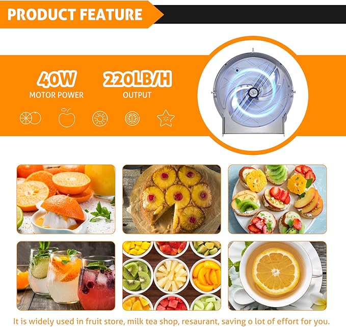 WICHEMI Electric Vegetable Slicer Commercial Fruit Slicer Cabbage Shredder Machine 2 IN 1 Manual Electric Vegetable Slicers Machine Stainless Steel Food Slicing Machines