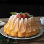 Baker's Secret for Fluted Cake Pan, Fluted Cake Pans, Perfect for Fluted Cakes, Die Cast Aluminum Cake Pans, 2 Layers Non-stick Coating, Cake Pan - Cast Aluminum Collection (Fountain)