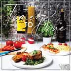 Vikko Salad Plate, Set of 4 White Plates, Bone China, Stackable 10 Inch Dinner Plates, Dishwasher Safe