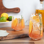 Larder & Vine Cafe Short Glass Tumbler (4-Piece Set)