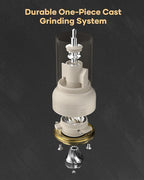 Cocinare ESSENCE DUO B38 Ultra Coffee Grinder - Electric Wireless 2-in-1 Removable Countertop Manual Grinder Kit, 80 Precision Setting, GhostEdge Burr - Design for Pour-over & Espresso (Vintage White)