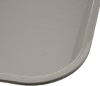 Carlisle FoodService Products Cafe Plastic Fast Food Tray, 14" x 18", Gray