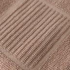 T-fal Solid & Checked Parquet Kitchen Towels: Highly Absorbent, Super Soft Long Lasting - 100% Cotton, 16"x26" Dish Towels for Cleaning & Drying Dishes, Pans, Glassware, Countertops, 6-Pack, Sand