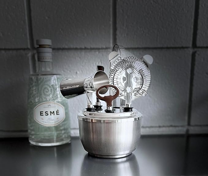 Silver Stainless Steel Cocktail Shaker and Bar Equipment | Silver Bar Tools