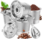 4 Pack Reusable K Cups Coffee Pods for Keurig 1.0: Stainless Steel Reusable Coffee Pods for Keurig Coffee Pods Reusable, BPA-Free, SUS 304‌, Scoop, Heat Resistant Handles