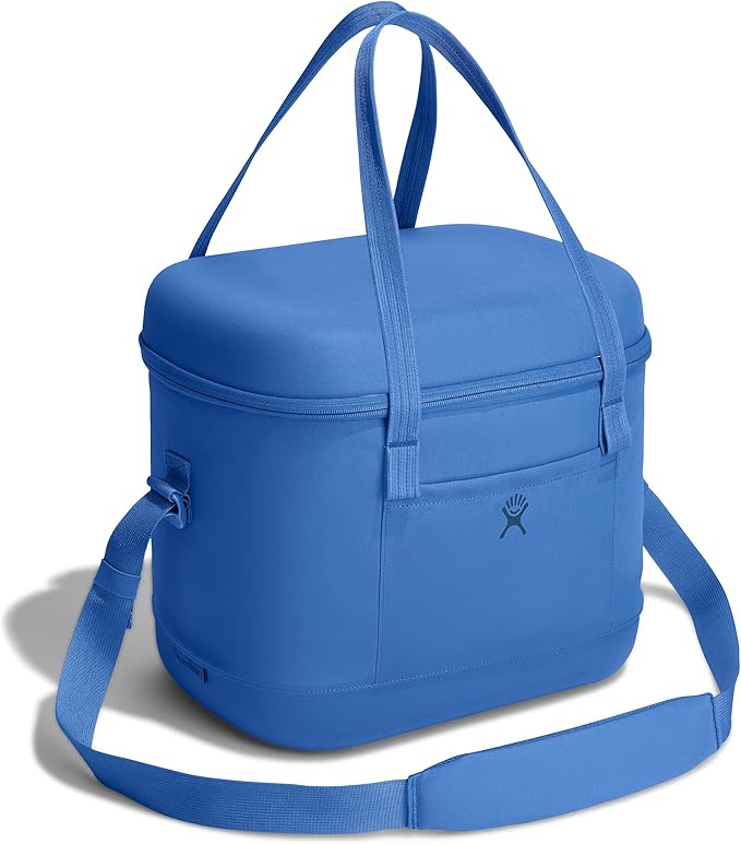 Hydro Flask Cooler Bag for Beach, Beverages and Travel - Insulated Soft Lunch Bag - 20 L Capacity in Cascade Blue