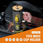 Glass Tumbler with Lid and Straw, 46 oz Iced Coffee Cup with Handle, Large Water Bottles with Silicone Sleeve, Glass Cup with Straws - Pearl Straw & Drinking Straw BPA Free-Grey