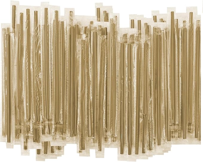 Individually Wrapped Coffee Stirrers (500, Gold)