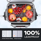 Maelstrom Backpack Cooler,Soft Lightweight Leakproof Cooler Backpack,35 Can Insulated Cooler Bag,Keeps 35 Cans Hot/Cold for Up to 16 Hours,Waterproof Lunch Bag for Men Women-Black