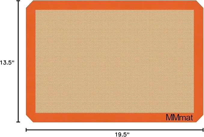 Silicone Baking Mats - Best German Silicone - Non Slip Silicone Baking Sheet, Non Stick Reusable Silicone Mats for Baking, Oven Liner, Counter Mat - 3/4 Sheet Baking Mat for Oven