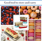 Qunclay 200 Pcs Aluminum Foil Mini Loaf Pans with Lids 6.8 oz Disposable Mini Cake Pan with Lid Rectangle Baking Cups for Fall Halloween Thanksgiving Party Muffin Cheesecake Ramekins (Multicolor)