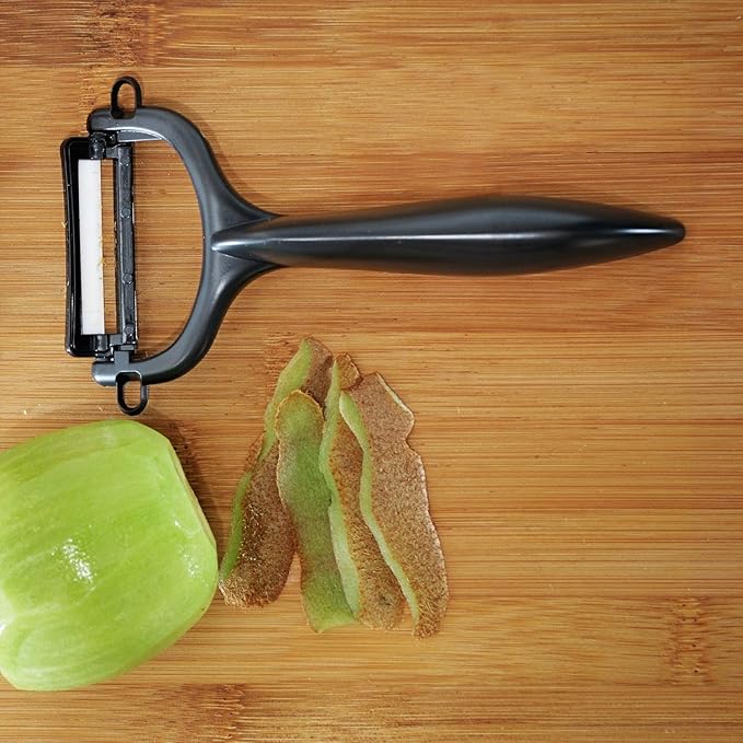 Kyocera Advanced Ceramic Horizontal Y Peeler, Black -