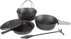 Stansport Pre-Seasoned Cast Iron Cook Set 6 Piece Set (16903)