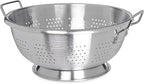 Carlisle FoodService Products 60280 Dura-Ware Standard Weight Commercial Colander, 16 Quart, Silver