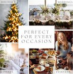 Elrene Home Fashions Villeroy & Boch Bristow Solid Texture Tablecloth - Premium Table Cover for Everyday Dining, Parties, and Special Occasions, White, 60"x84" Rectangle