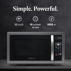 Farberware FMWO11AHTBKB 1.1 Cu. Ft. Stainless Steel Countertop Microwave Oven