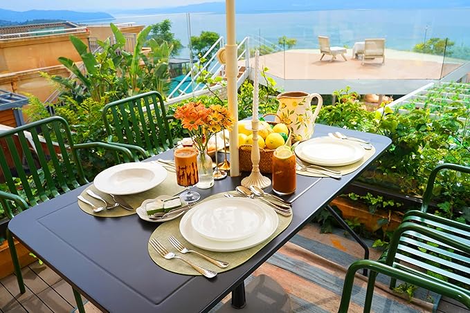 Flatware Set for 4, Barenthal Heavy Duty Silverware Set 20 Piece, Mirror Finish, Dishwasher Safe, Hammered Premium 18/10 Stainless Steel Cutlery Set for Home Restaurant Wedding Party, Gift