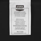 Utopia Kitchen 8FT Spandex Tablecloth [1 Pack, Black] 200 GSM Stretch, Fitted, Washable and Wrinkle Resistant Table Cloth Rectangle Cover for Trade Shows, Wedding, Parties [96Lx30Wx30H Inch]