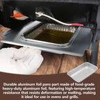 20-Pack Aluminum Grill Drip Pans for 6415 Weber Grill, Universal Disposable Foil Grease Tray Liners for Weber Spirit, Traveler, Genesis, Q Series