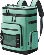 Large Waterproof Insulated Cooler Backpack for Men & Women, Leak Proof Cooler Backpack for Camping, Beach, Fishing, Picnic, Travel, Outdoor, 30L, 48Cans