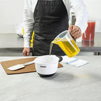 Restaurantware Measuring Cups, 1 Quart Pack of 10 Conical Spout Baking Measuring Cups, Liquid Scaling Vessels with I-Beam Handle, Embossed Graduations, Clear, Break and Crack Resistant for Baking