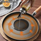 Cast Iron Skillet, 20cm Non Stick Frying Pan, Cast Iron Cookware for Restaurant Hotel Household Kitchen Use Dishwasher Safe, Oven Safe (20cm/7.87in)