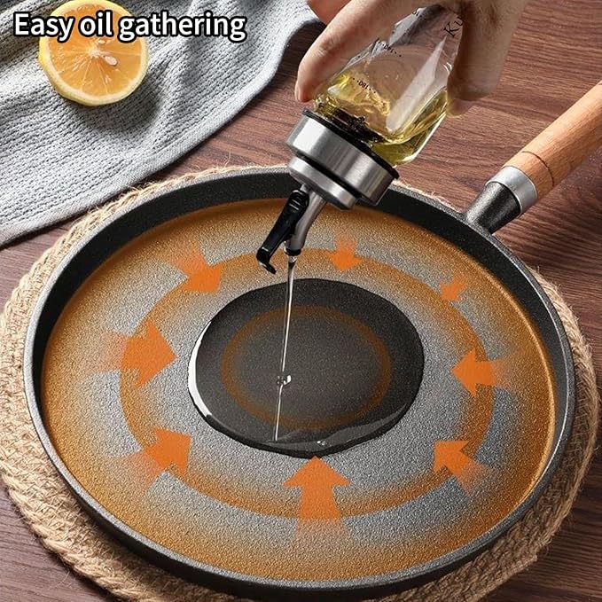 Cast Iron Skillet, 20cm Non Stick Frying Pan, Cast Iron Cookware for Restaurant Hotel Household Kitchen Use Dishwasher Safe, Oven Safe (20cm/7.87in)