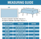 H.VERSAILTEX Linen Textured Table Cloths 54 x 108 Inch Premium Solid Tablecloth Spill-Proof Waterproof Table Cover for Dining Buffet Feature Extra Soft and Thick Fabric Wrinkle Free, Teal