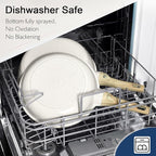 GiPP Ceramic Pots and Pans Set Non Stick - 17 Pcs Nonstick Cookware Set, Non-toxic Healthy Kitchen Cooking Set w/Frying Pans Set, Dishwasher Safe, PFAS PTFE PFOA PFOS Free