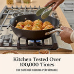 Calphalon® Hard-Anodized Nonstick 12" Jumbo Frying Pan with Lid