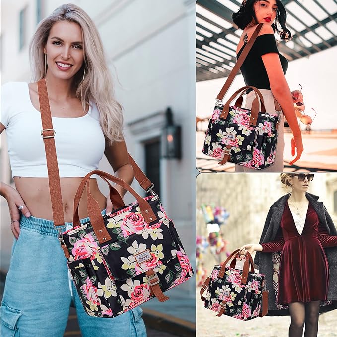 Weitars Lunch Bag for Women,Leak Proof Lunch Box for Work,Insulated Large Lunch Tote Bag with Removable Shoulder Strap, Lunch Bag For Picnic Hiking