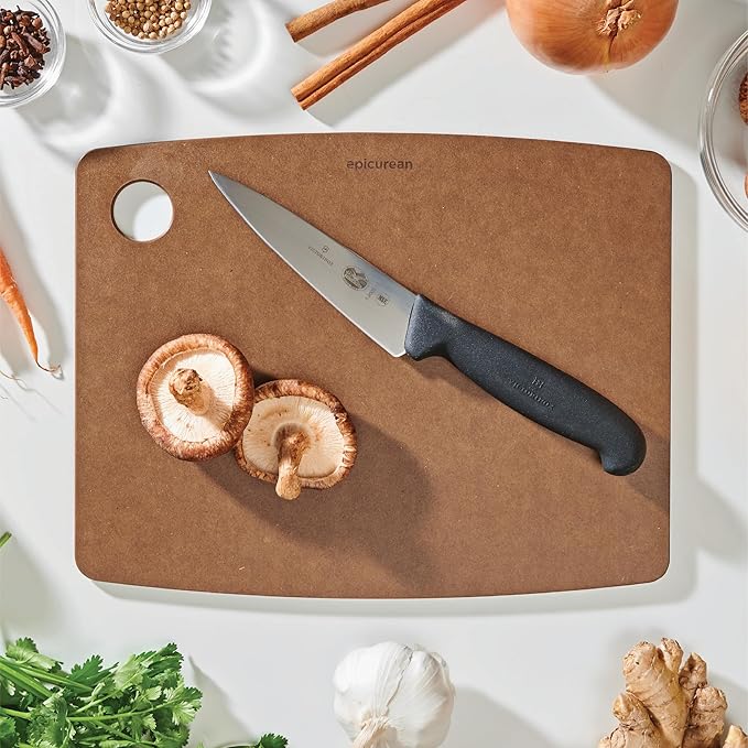 Epicurean Kitchen Series Cutting Board, 11.5-Inch × 9-Inch, Nutmeg