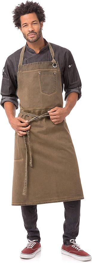 Chef Works Unisex Dorset Chefs Bib Apron