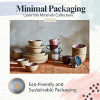 Portmeirion Minerals 6-Inch Serving Bowl, Aquamarine - Stoneware Tableware from Portugal, Reactive Glaze for a One-of-a-Kind Design, Microwave & Dishwasher Safe - Ceramic Serveware for Kitchen