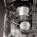 8 Quart Stainless Steel Stock Pot With Lid, 5 Ply Stainless Clad Cookware, Induction Compatible