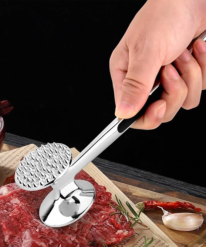Meat Tenderizer Hammer Mallet Tool Pounder For Tenderizing Steak Beef And Poultry.Dishwasher Easy
