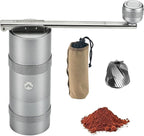 CAMPINGMOON Manual Coffee Grinder Coffee Mill Camping Stainless Steel Portable Small CC-115