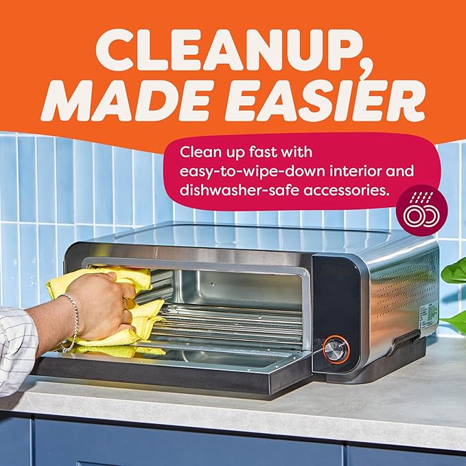 Instant Pot InstantHeat™ Pizza and Toaster Oven, Fits a 12" Pizza, Fresh Pizza, Frozen Pizza, Bake, Toast, Broil, & Reheat