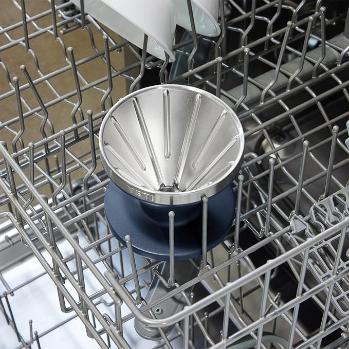 YETI Pour Over Coffee Maker Accessory Ramblers, Designed for Perfect Coffee Extraction Anywhere, Stainless Steel, fits any V60 Filter, Cape Taupe